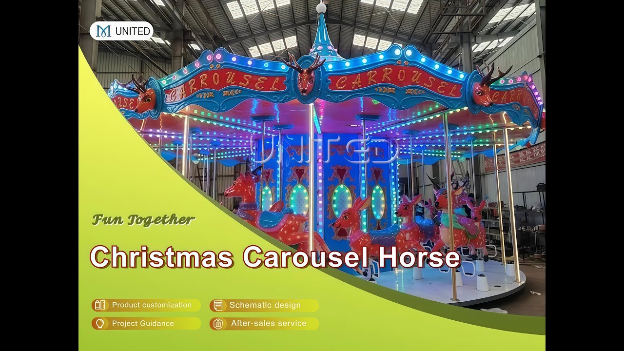Christmas Themed Carousel Rides for Sale