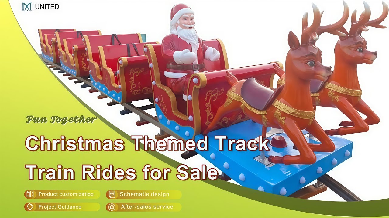 Christmas Themed Track Train Rides for Sale
